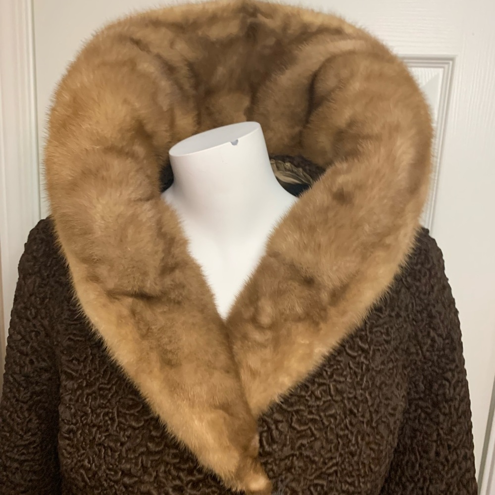 Brown mink jacket - Picture 11 of 16